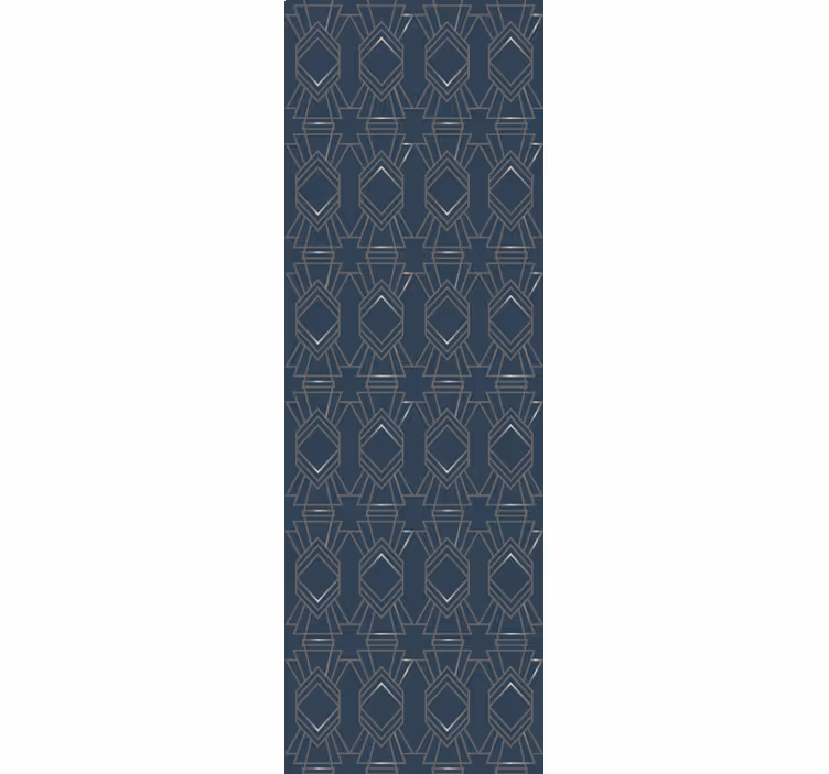 Art déco ruit klassiek behang - TenStickers