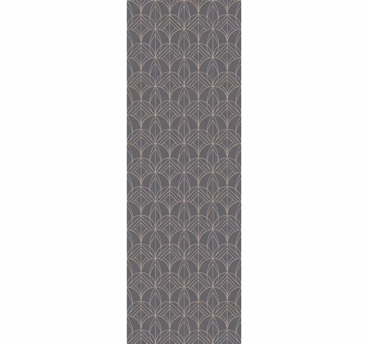Grijs elegant patroonontwerp behang woonkamer - TenStickers