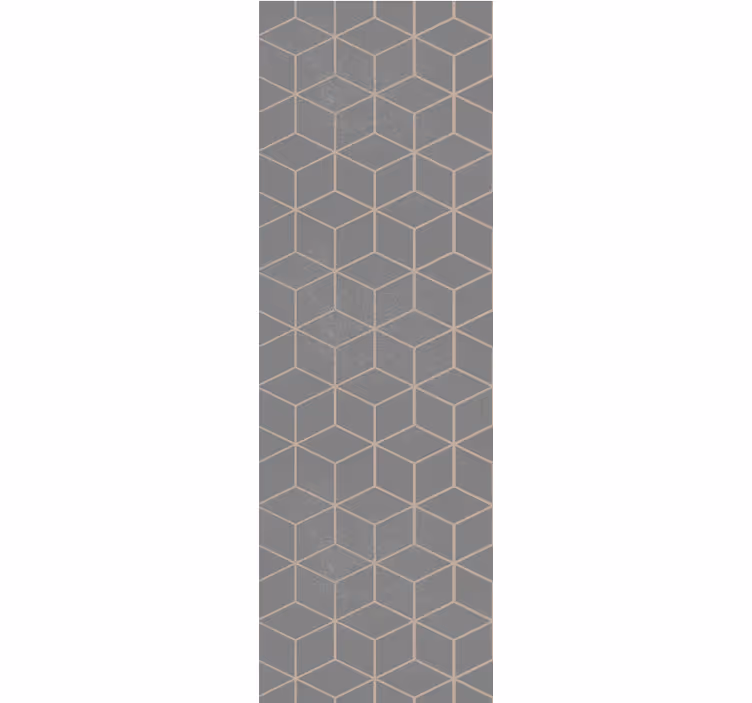 Kubusstructuur behang geometrisch - TenStickers
