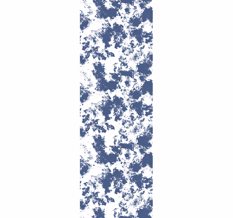 Abstract blauw patroon behang print - TenStickers