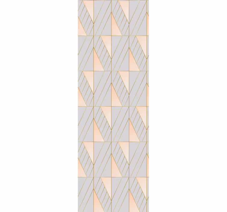Gelaagde geometrische vormen moderne behangpapier - TenStickers