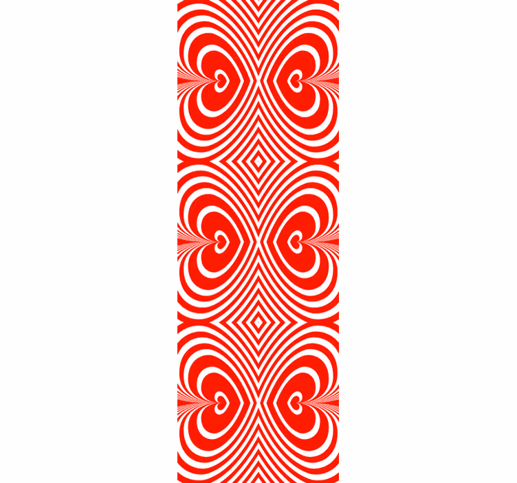 Hartpatroonmotief behang geometrisch - TenStickers