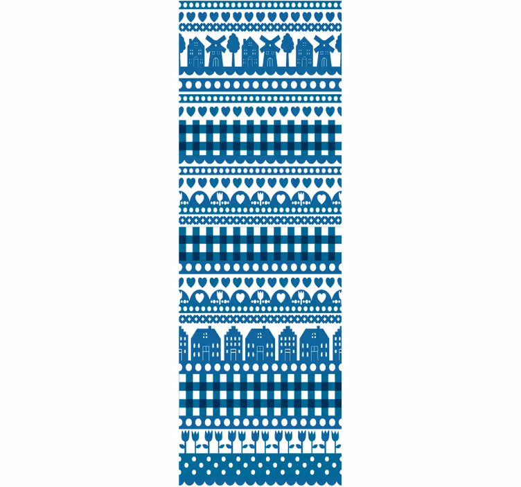 Behang delftstblauw nederland - TenStickers