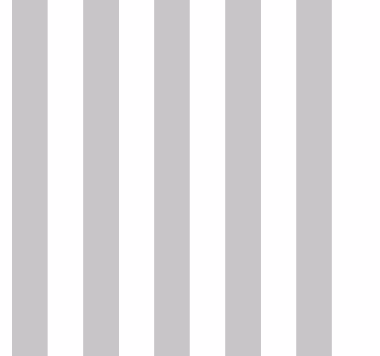 Lichtgrijze verticale lijnen behang woonkamer - TenStickers