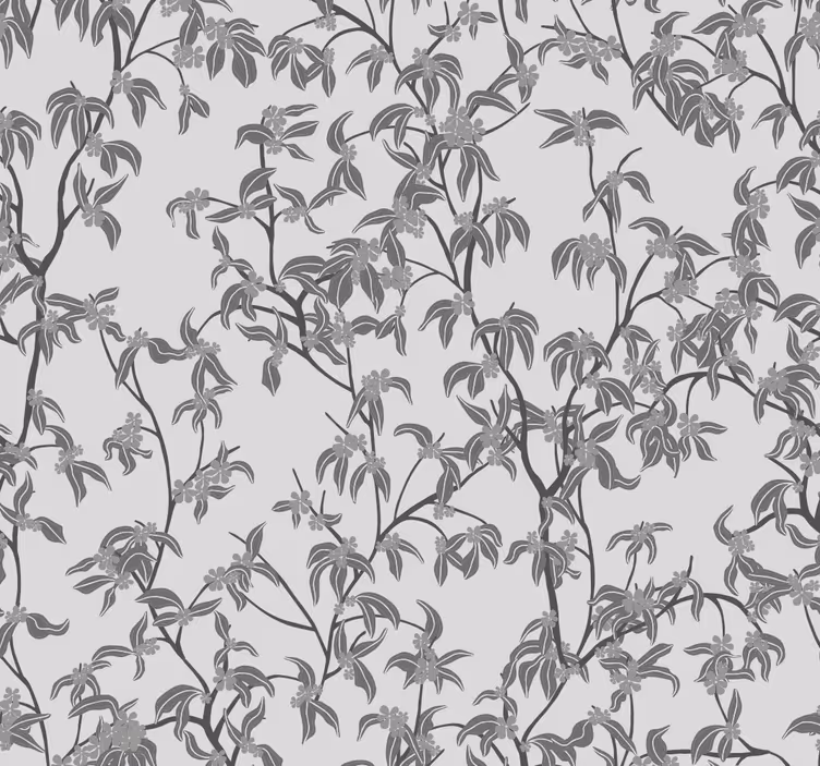 Minimalistische bomen hoofdeinde behang - TenStickers