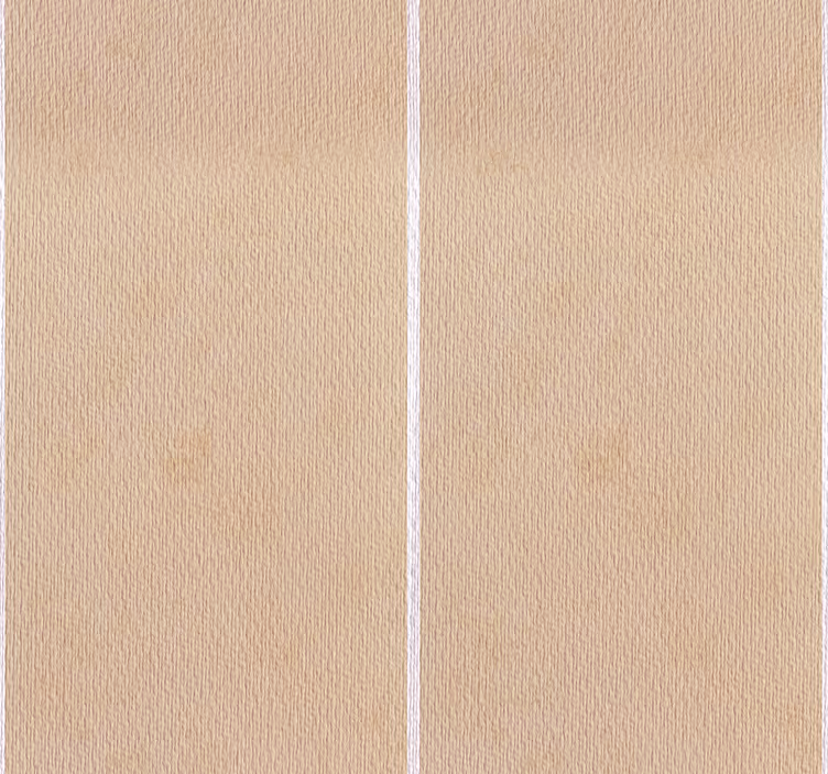 Brede strepen beige kleur hoofdeinde behang - TenStickers