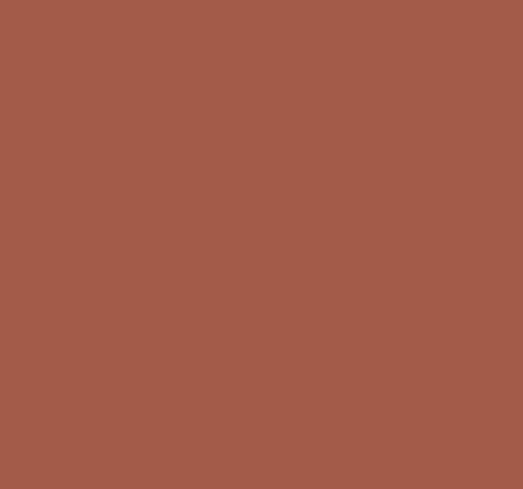 Effen kleur terracotta behang - TenStickers