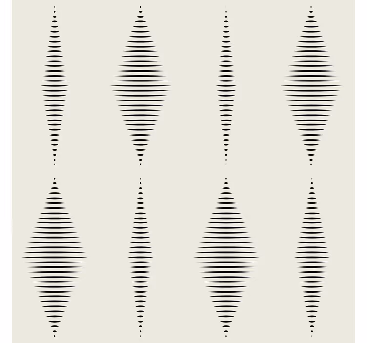 Rabaul ikat geometrisch behang - TenStickers