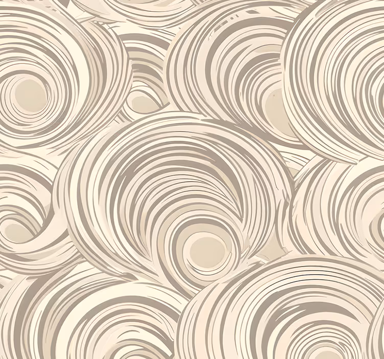 Doorweven fijne spiralen behang abstract - TenStickers