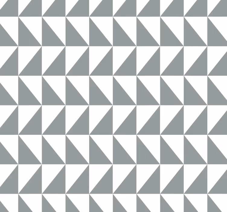 Grijs geometrisch patroon behang kantoor - TenStickers
