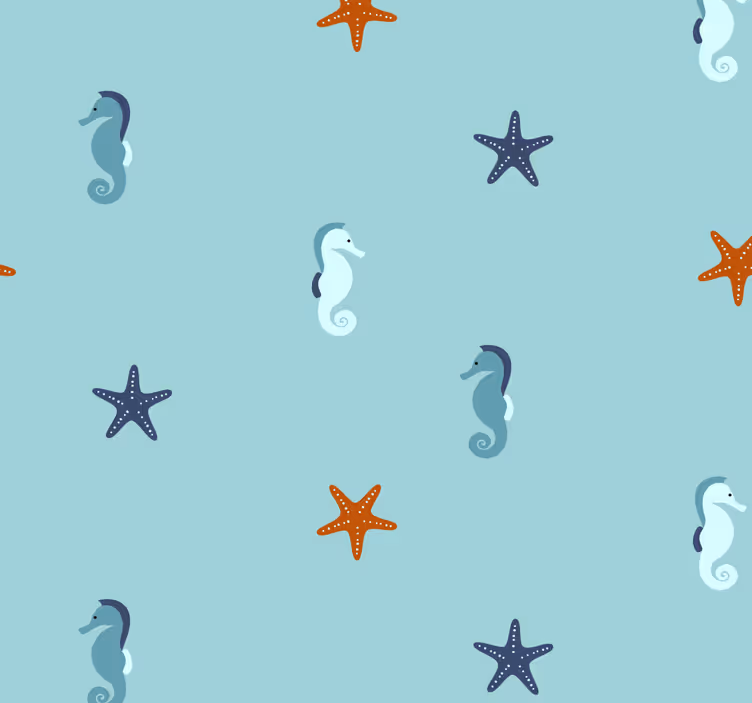 Beelden van de kust behangpapier kinderkamer - TenStickers