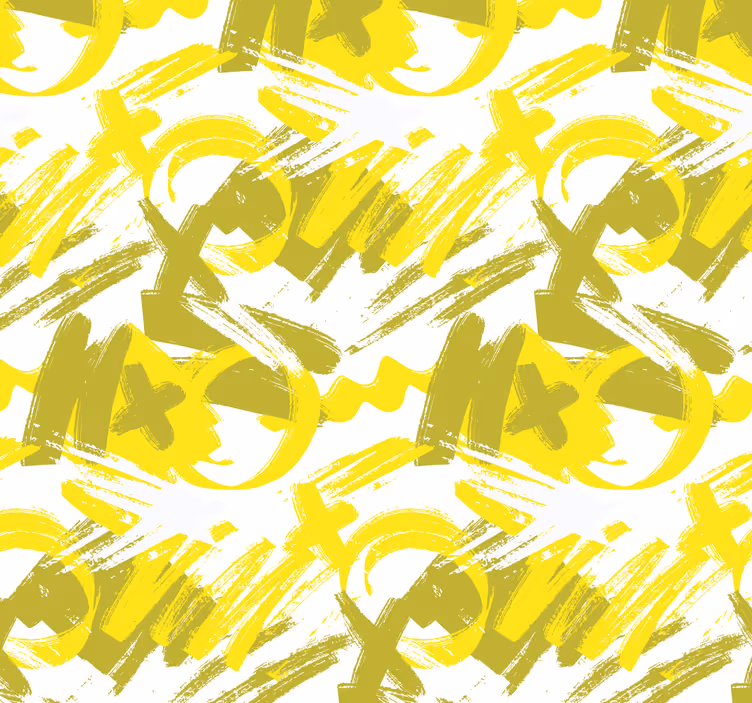 Behang abstract bladeren in abstracte stijl - TenStickers