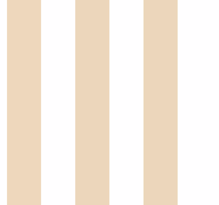 Witte en beige verticale strepen behang  - TenStickers