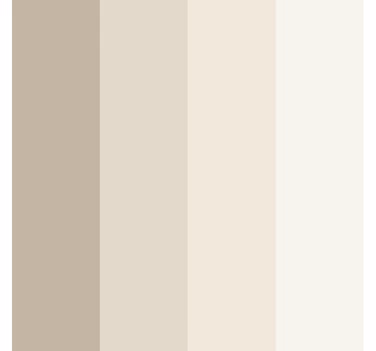 Beige tinten behang verticale strepen - TenStickers