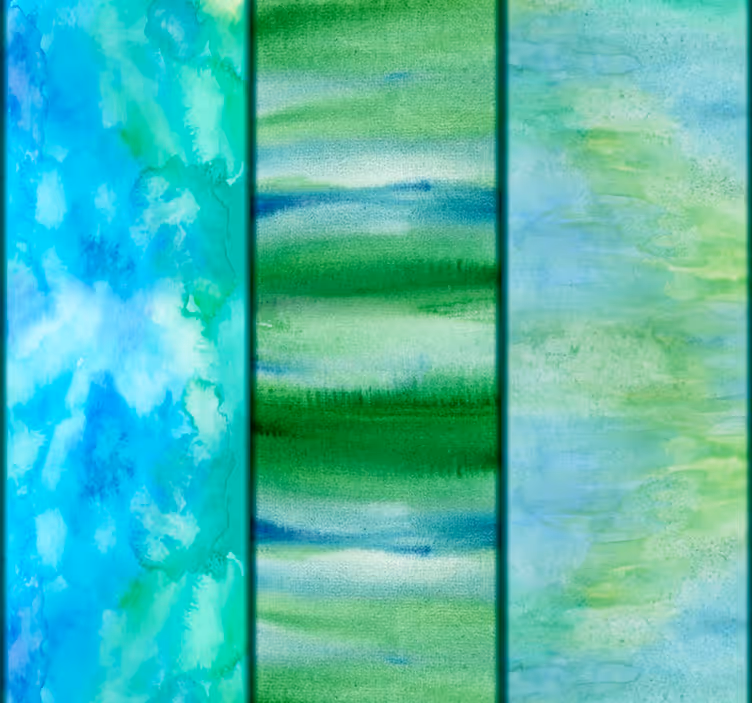 Abstracte aquarel behang abstract - TenStickers