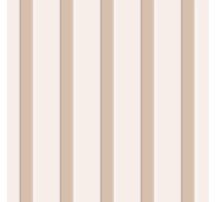 Beige strepen behangpapier gang - TenStickers