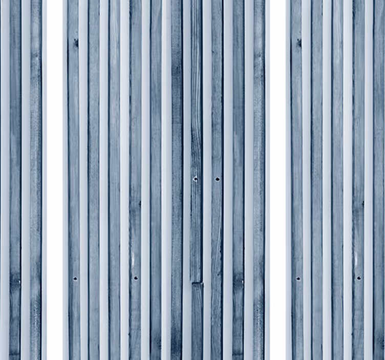 Verticale houten planken behang houtlook - TenStickers