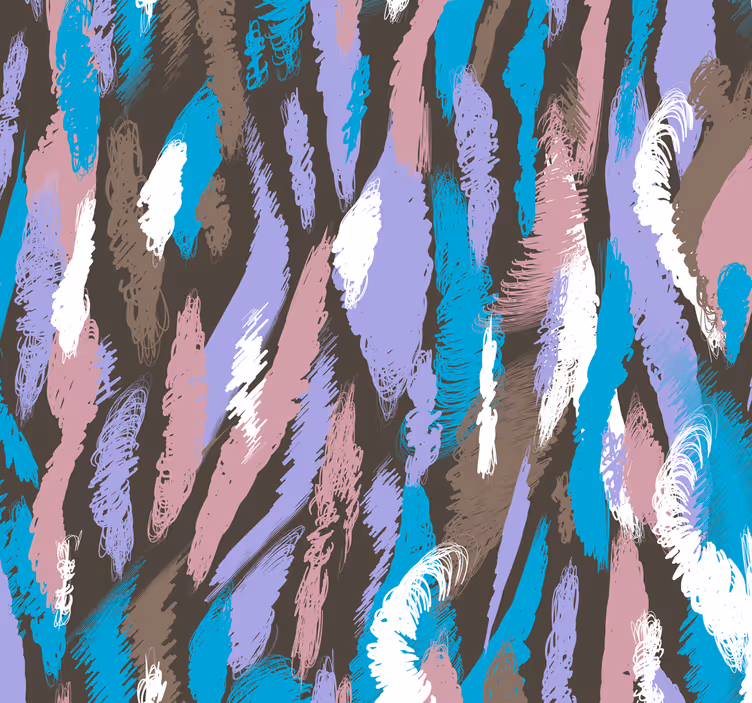 Behang woonkamer abstract veer motief - TenStickers