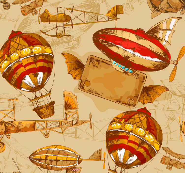 Behangpapier kinderkamer metropolitan delicacies - TenStickers