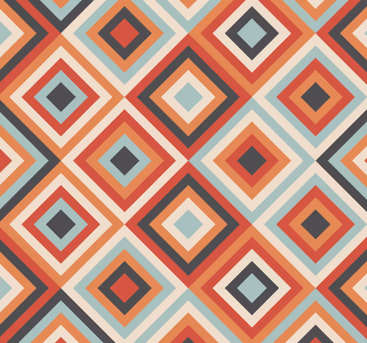 Tribaal Boho Patroon behang woonkamer - TenStickers