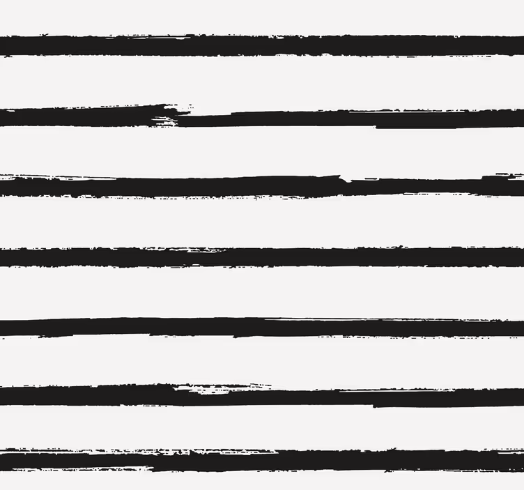 Gestreept behang Minimalistische zwarte strepen - TenStickers