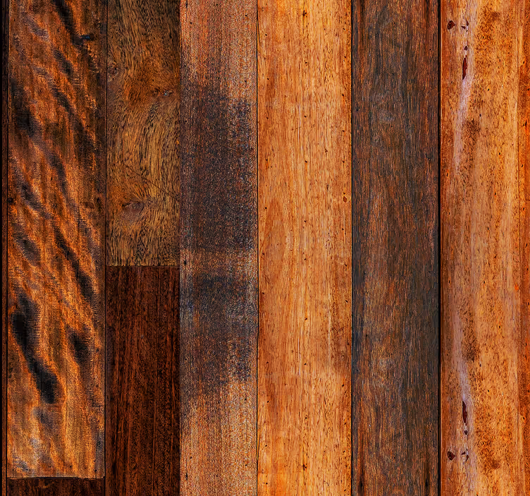 Natuurlijke rust behangpapier houtlook - TenStickers