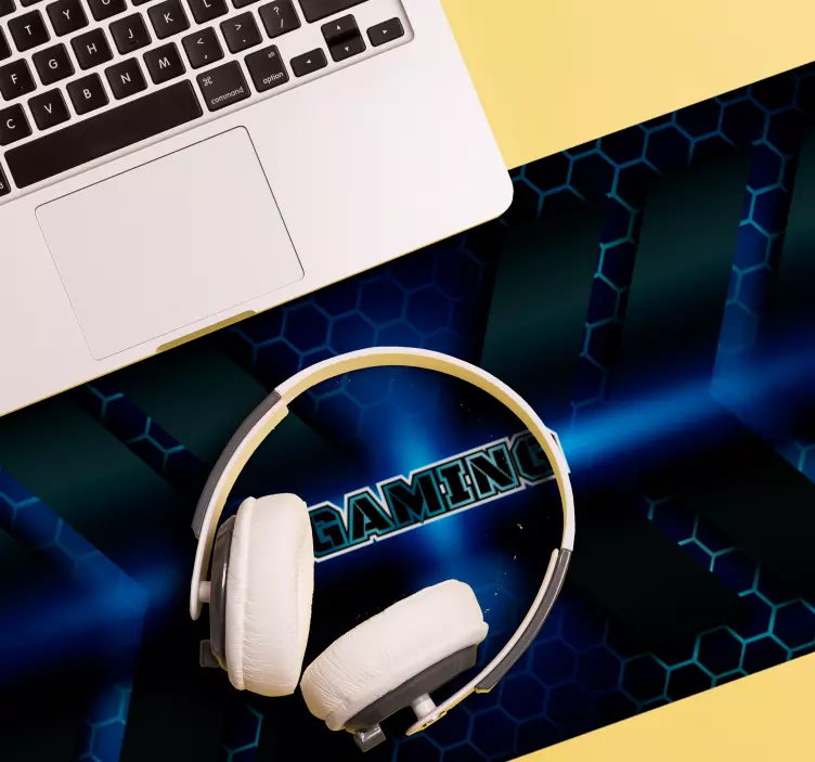 Gaming muismat Gamers honingraatblauw - TenStickers