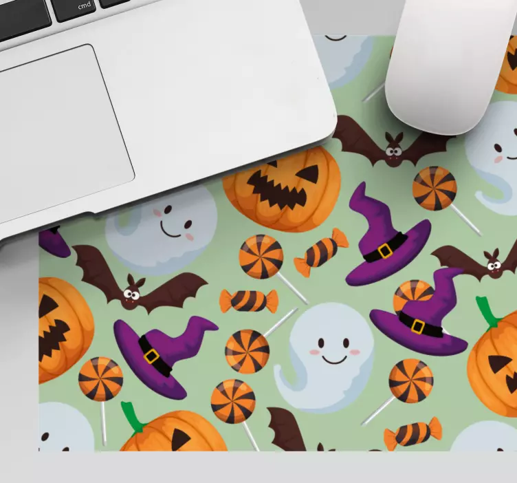 Muismat kerst speelse halloween thema's - TenStickers