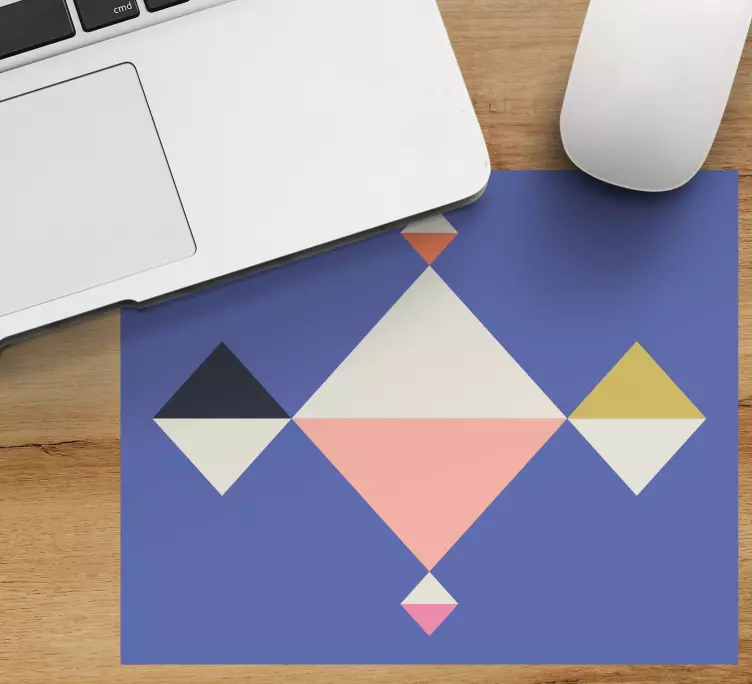 Patronen muismat geometrische kleurencompositie - TenStickers