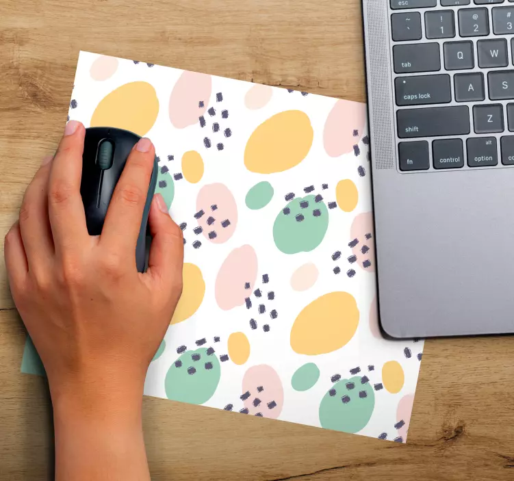 Patronen muismat levendige abstracte vormen - TenStickers