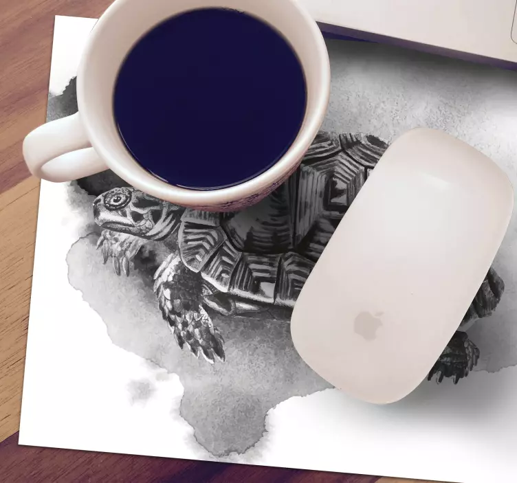 Patroon schildpad illustratie originele muismat - TenStickers