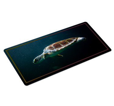 XXL muismat Zwemmende schildpad - TenStickers