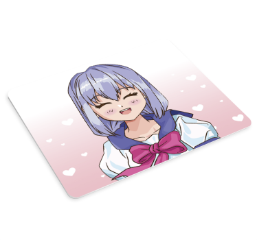 Anime muismat met een heerlijke anime figuur - TenStickers