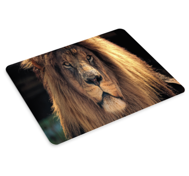 Originele muismat majestueus leeuwenportret - TenStickers