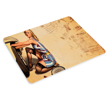 Originele muismat vintage glamour pinup - TenStickers