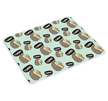 Originele muismat schattige egeltjes karakters - TenStickers