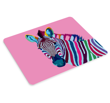 Muismat zebra Pop-art - TenStickers