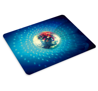 Gaming muismat disco bal sprankel - TenStickers