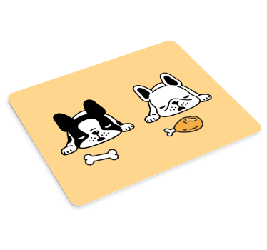 Originele muismat sleeping dogs duo - TenStickers