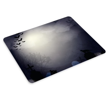 Citaat muismat mysterieus nachtscape - TenStickers