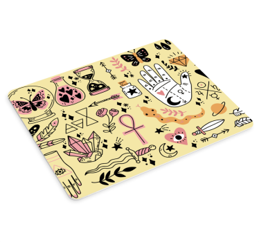 Originele muismat mystieke symbolen collectie - TenStickers