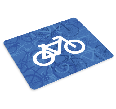 Gaming muismat gestileerde fiets graphic - TenStickers