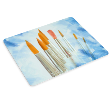 Originele muismat brushes op canvas - TenStickers
