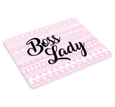 Citaat muismat inspiratie voor de baasvrouw - TenStickers