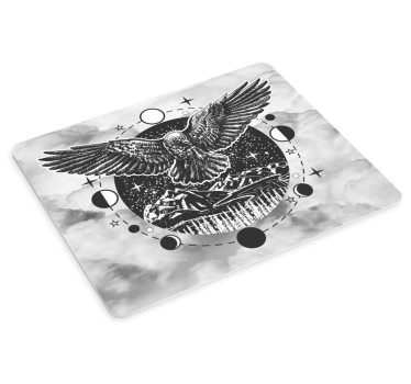 Gaming muismat majestueuze vogelvlucht - TenStickers