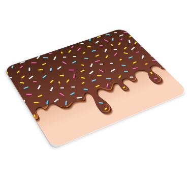 Originele muismat chocolade druppel traktaties - TenStickers