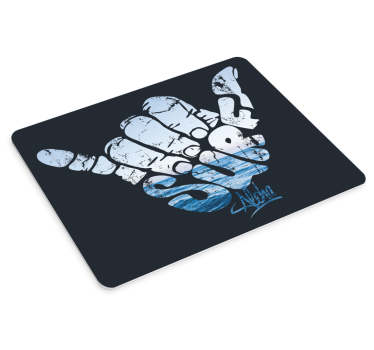 Originele muismat shaka handgebaar - TenStickers