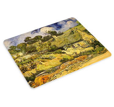 Originele muismat plattelands cottage scene - TenStickers