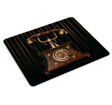 Originele muismat vintage bell telephone - TenStickers