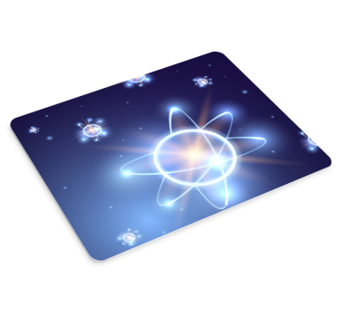 Gaming muismat atomic deeltjes glans - TenStickers